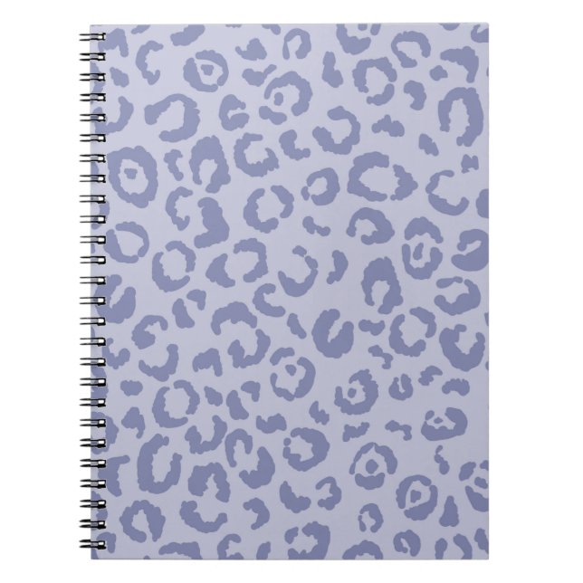 Abstraktes modernes Leopardenmuster nahtlos. Tiere Notizblock (Vorderseite)