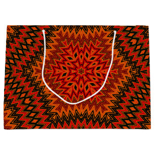Abstraktes modernes Mosaik-Kaleidoskopbild Große Geschenktüte