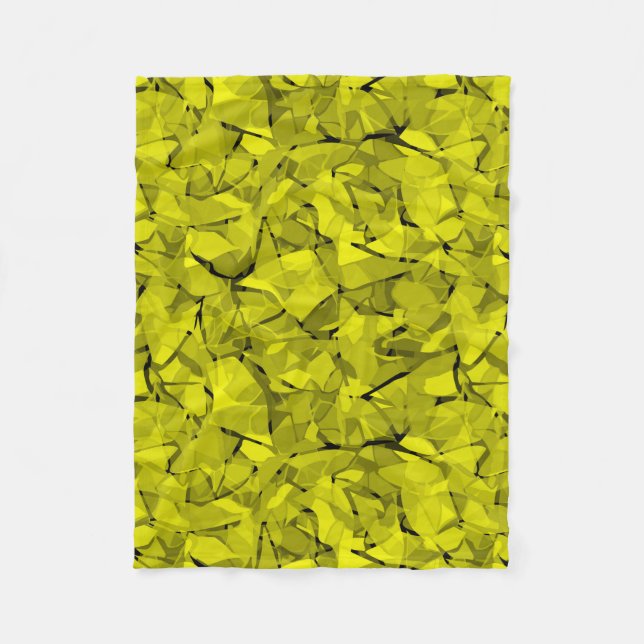 Abstraktes, modernes Mosaikfliesen Fleecedecke (Vorderseite)