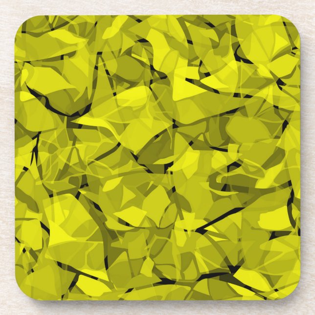 Abstraktes, modernes Mosaikfliesen Getränkeuntersetzer (Vorderseite)