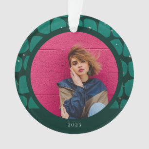 Abstraktes Modish-Muster-Foto Ornament