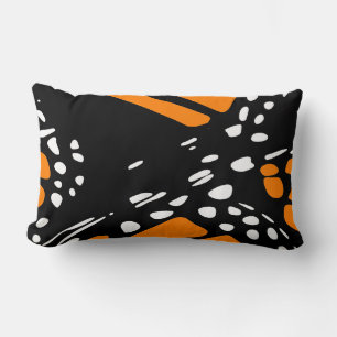 Abstraktes Monarch-Schmetterlings-Design Lendenkissen