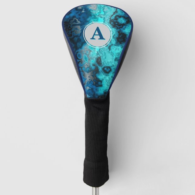 Abstraktes Monogramm Golf Headcover (Vorderseite)