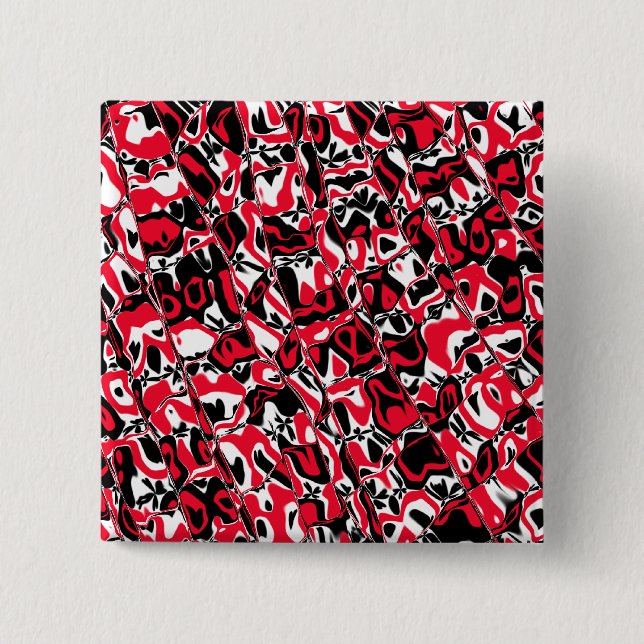 Abstraktes Mosaik Button (Vorderseite)
