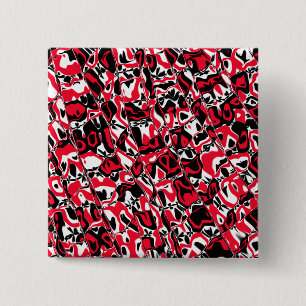 Abstraktes Mosaik Button