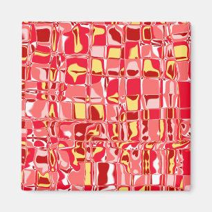Abstraktes Mosaik Magnet