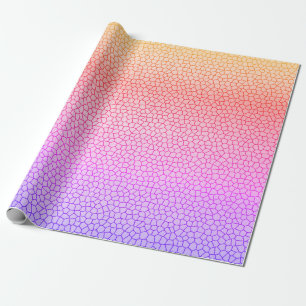 Abstraktes Mosaik-Muster, gelb-gelb-grün Geschenkpapier