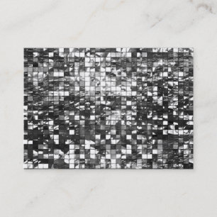 Abstraktes Mosaik Visitenkarte