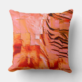 Abstraktes Mosaik zeichnend leicht geschnitzt und  Kissen