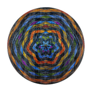 Abstraktes Mosaikmuster #6 Schneidebrett