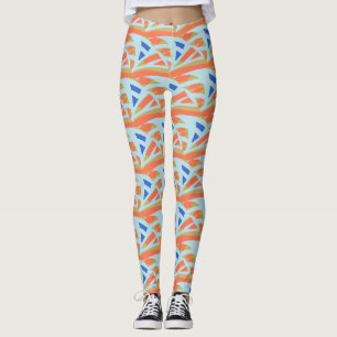 Abstraktes Mosaikmuster Leggings
