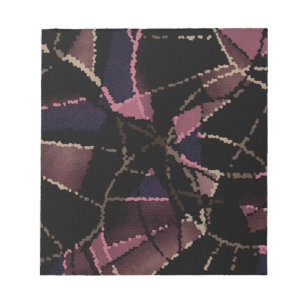 Abstraktes Mosaikmuster Notizblock