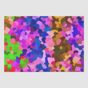 Abstraktes Mosaikmuster Seidenpapier