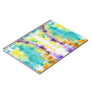 Abstraktes Motiv Paint auf Stoff Design Notebook Notizblock