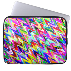 Abstraktes Multicolor-Mosaikmuster #5 Laptopschutzhülle