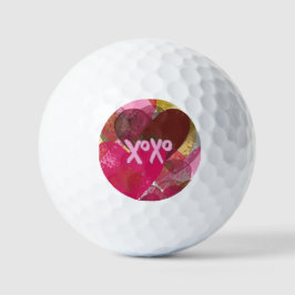Abstraktes Multiherz Golfball