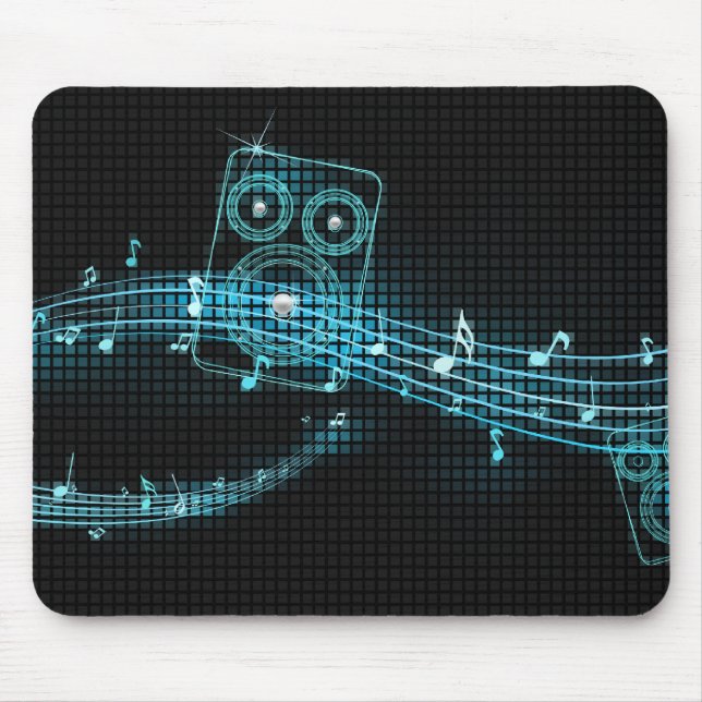 Abstraktes Musik mousepad (Vorne)