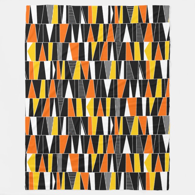 Abstraktes Muster 070721 - Farben 05 Fleecedecke (Vorderseite)