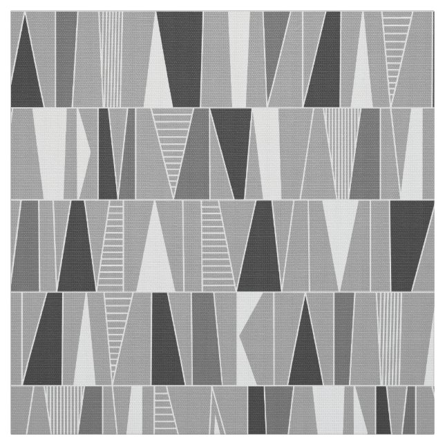 Abstraktes Muster 070721 - Grauschattierungen Stoff (Muster)