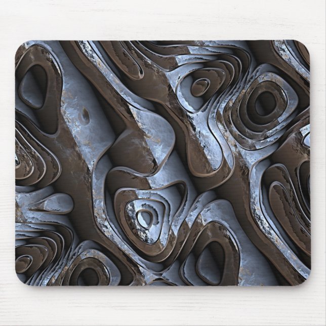 Abstraktes Muster 1 Mousepad (Vorne)