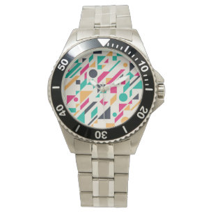 Abstraktes Muster 3 Armbanduhr