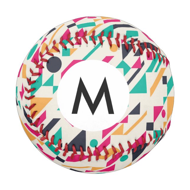 Abstraktes Muster 3 Baseball (Vorderseite Links)