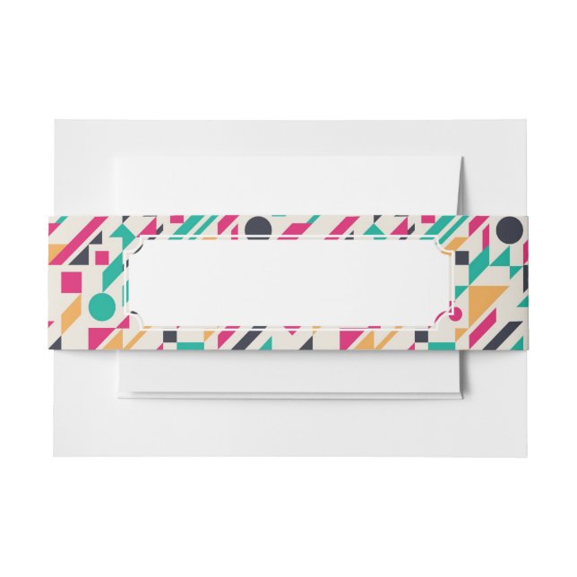 Abstraktes Muster 3 Einladungsbanderole (Vorderseite Beispiel)