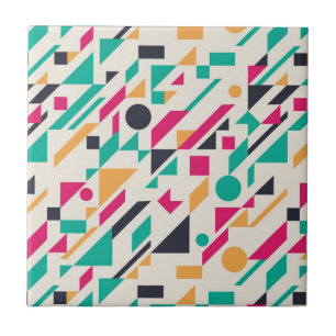 Abstraktes Muster 3 Fliese