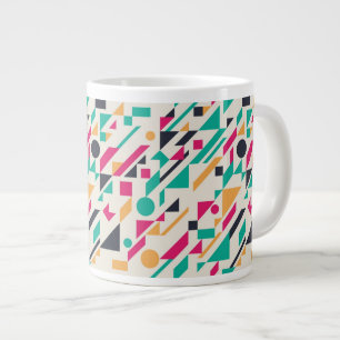 Abstraktes Muster 3 Jumbo-Tasse