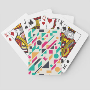Abstraktes Muster 3 Spielkarten