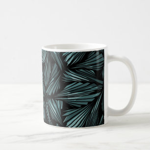 Abstraktes Muster aus Glasblass Kaffeetasse