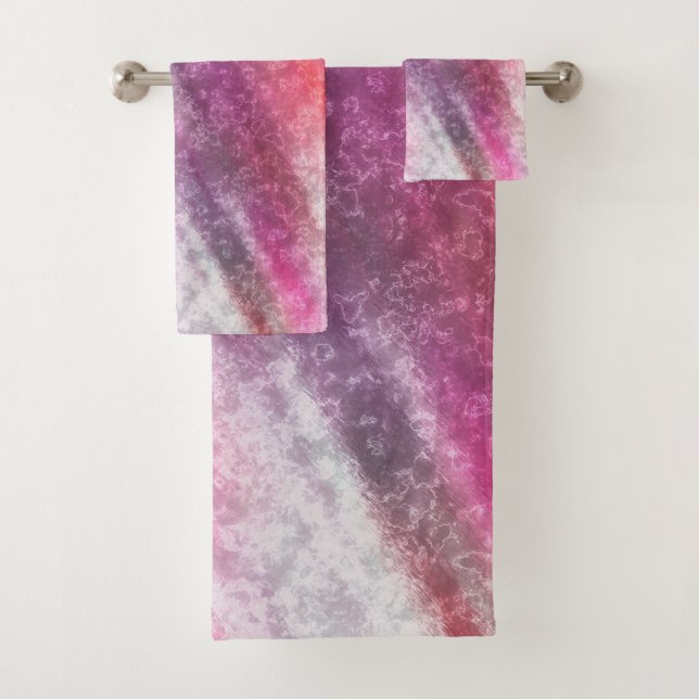 Abstraktes Muster Badhandtuch Set (Insitu)
