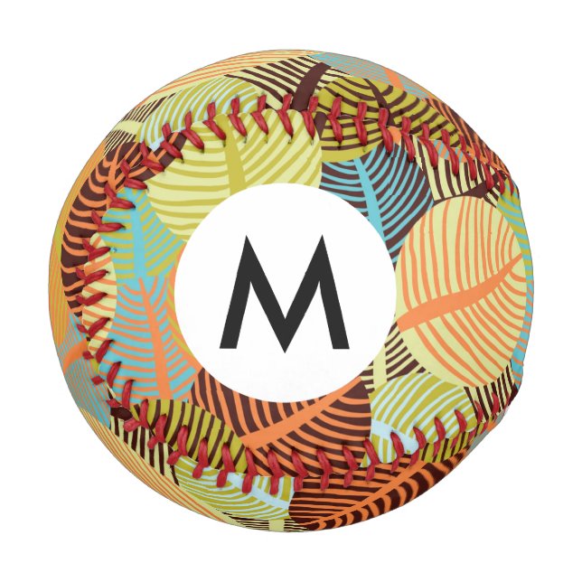 Abstraktes Muster Baseball (Vorderseite Links)