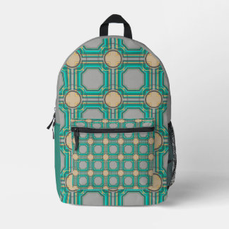 abstraktes Muster Bedruckter Rucksack