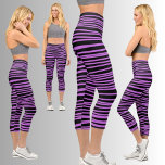 Abstraktes Muster Capri Leggings<br><div class="desc">Farbenfrohe Abstrakte Muster.</div>