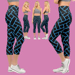 Abstraktes Muster Capri Leggings<br><div class="desc">Farbenfrohe Abstrakte Muster.</div>