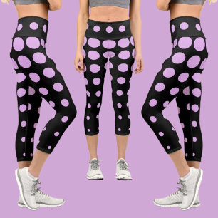 Abstraktes Muster Capri Leggings