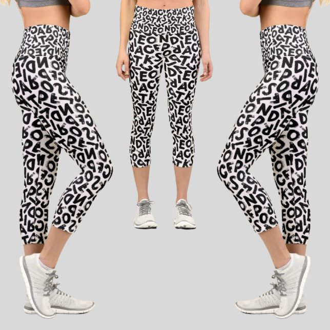 Abstraktes Muster Capri Leggings (Von Creator hochgeladen)