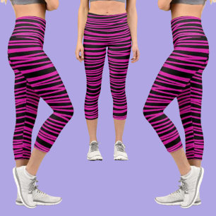 Abstraktes Muster Capri Leggings