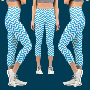Abstraktes Muster Capri Leggings