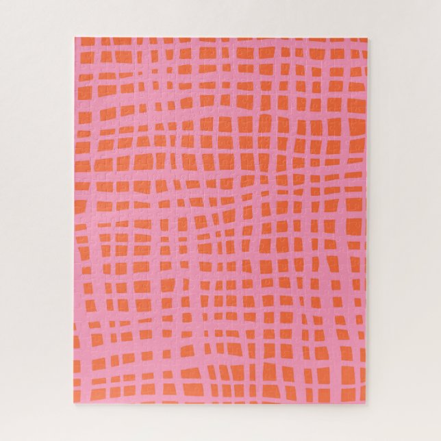 Abstraktes Muster des Raster nach hinten Puzzle (Vertikal)