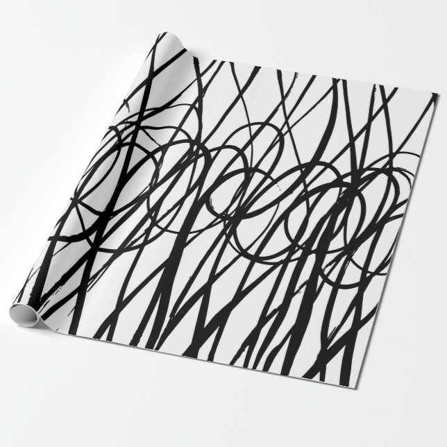 Abstraktes Muster drücken. Grunge Textur. Hintergr Geschenkpapier (Ungerollt)