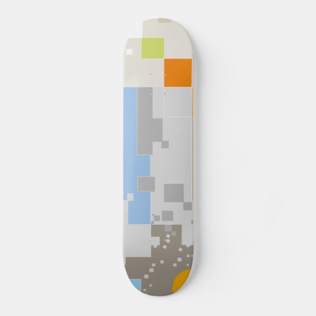 Abstraktes Muster erstellen Skateboard (Vorderseite)