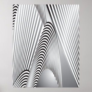 Abstraktes Muster Erstellung 3 Poster