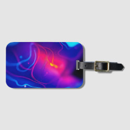 Abstraktes Muster farbenfroh künstlerisch Gepäckanhänger