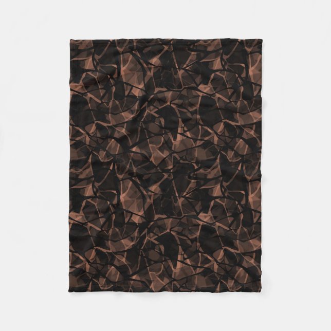 Abstraktes Muster Fleecedecke (Vorderseite)