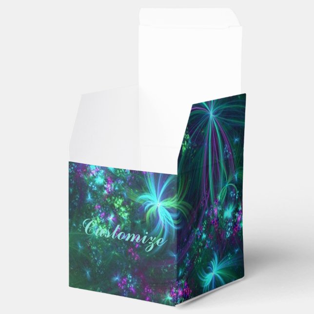Abstraktes Muster für Cube Gevor Box Geschenkschachtel (Geöffnet)