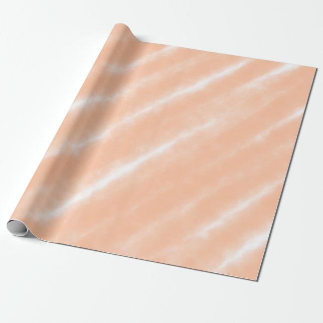 Abstraktes Muster für die Farbflora des Peach Fuzz Geschenkpapier (Ungerollt)