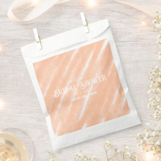 Abstraktes Muster für die Farbflora des Peach Fuzz Geschenktütchen