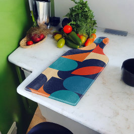 Abstraktes Muster für geometrische Formen Schneidebrett